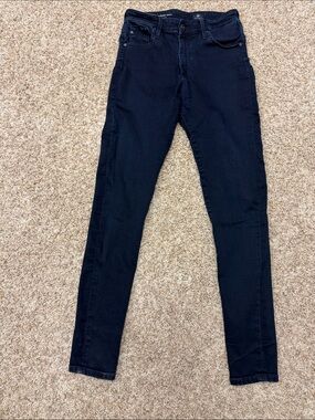 Ag Adriano Goldschmied Women's Navy Skinny Jeans
